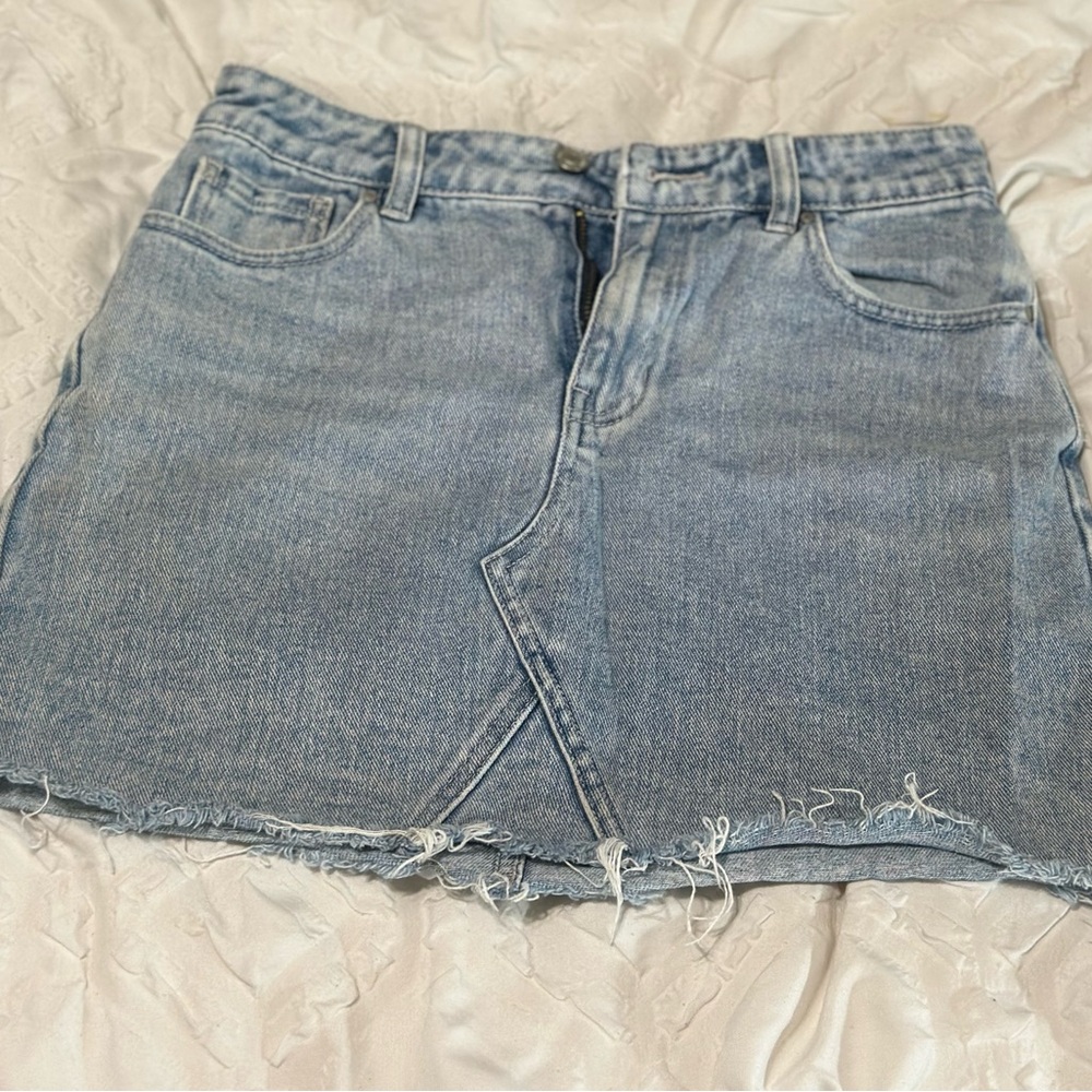 Denim Mini Skirt